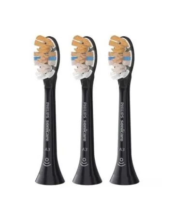 【Philips 飛利浦】Sonicare 頂級多效合一刷頭三支 (黑) HX9093/96★80B006